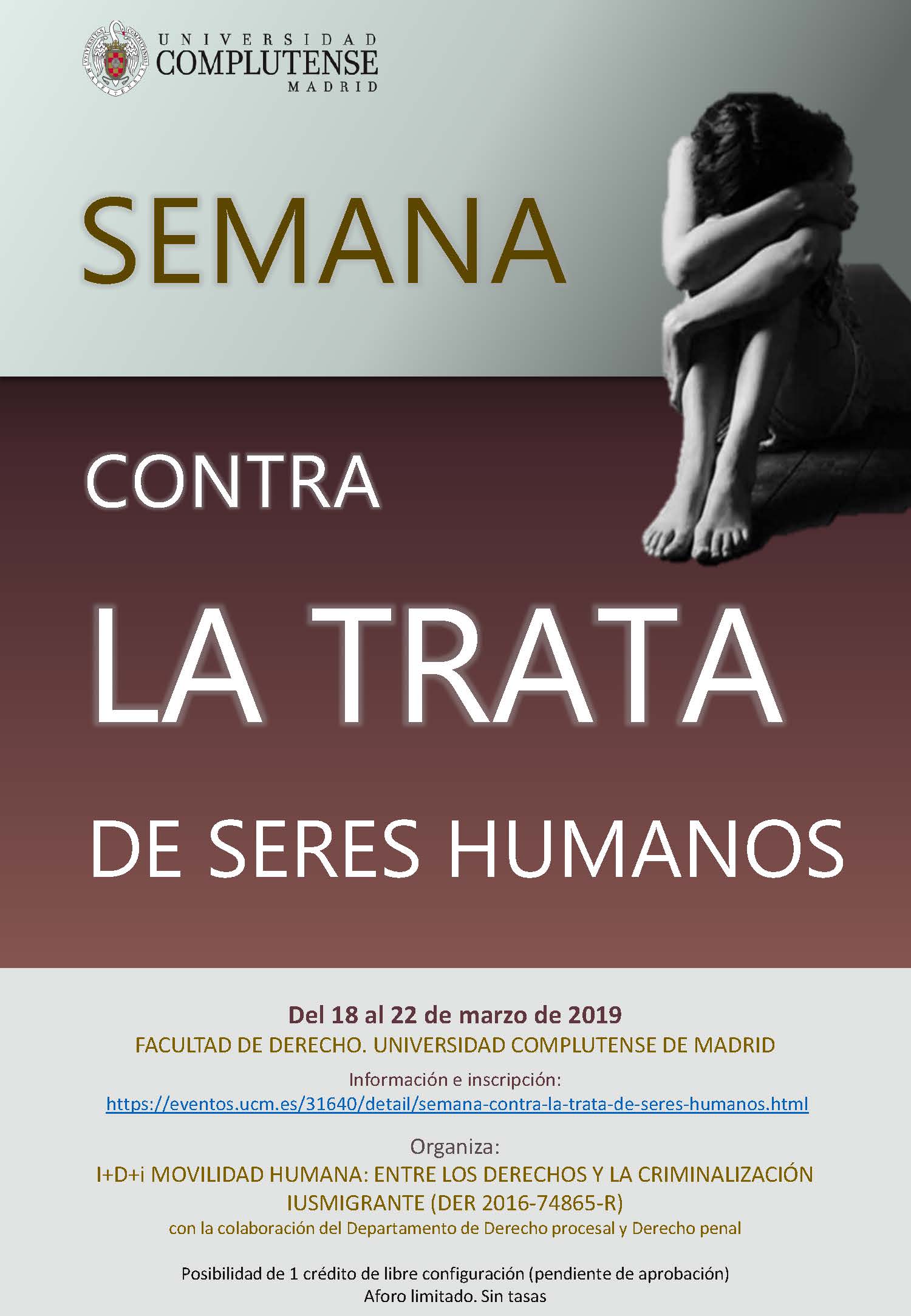 Jornada Trata de Seres Humanos (del 18 al 22 de marzo de 2019)